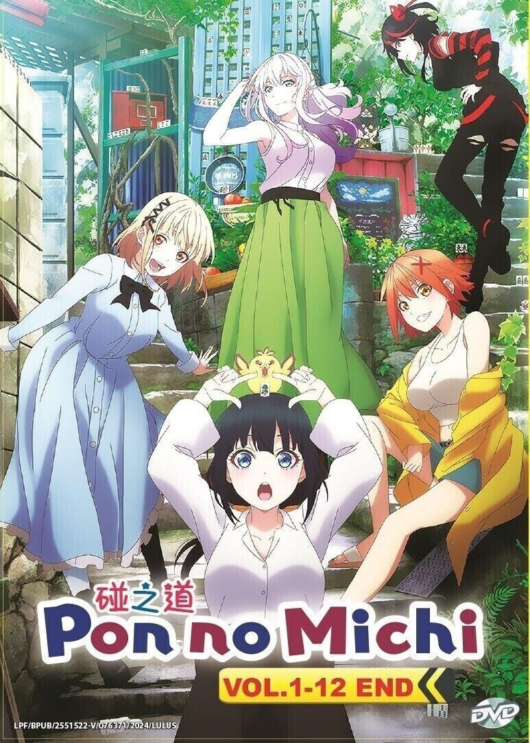 Anime DVD Pon no Michi (VOL.1 - 12 End) Complete Series Box Set