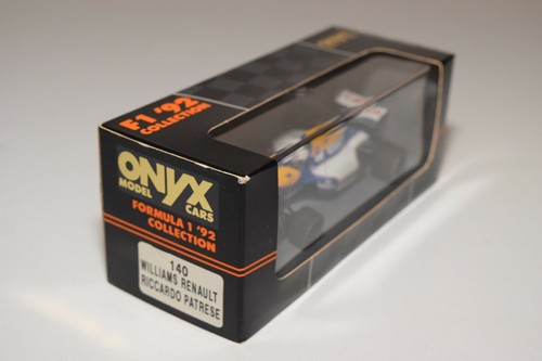 WW 1:43 ONYX FORMULA 1 RACING CAR 140 WILLIAMS RENAULT RICCARDO PATRESE MIB - Picture 3 of 4