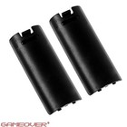 🔴2x Deckel Batterie Abdeckung Akku Cover Nintendo Wii Controller Remote Schwarz