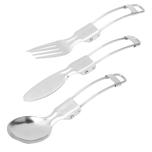 304 Stainless Steel Cutlery Multi Purpose Portable Folding Tableware Set TD - Picture 17 of 22