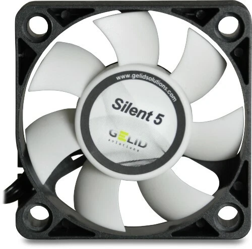Gelid Solutions Silent 5 5cm 50mm PC Case Fan 4200RPM 23dBA 13CFM Royal Mail 48