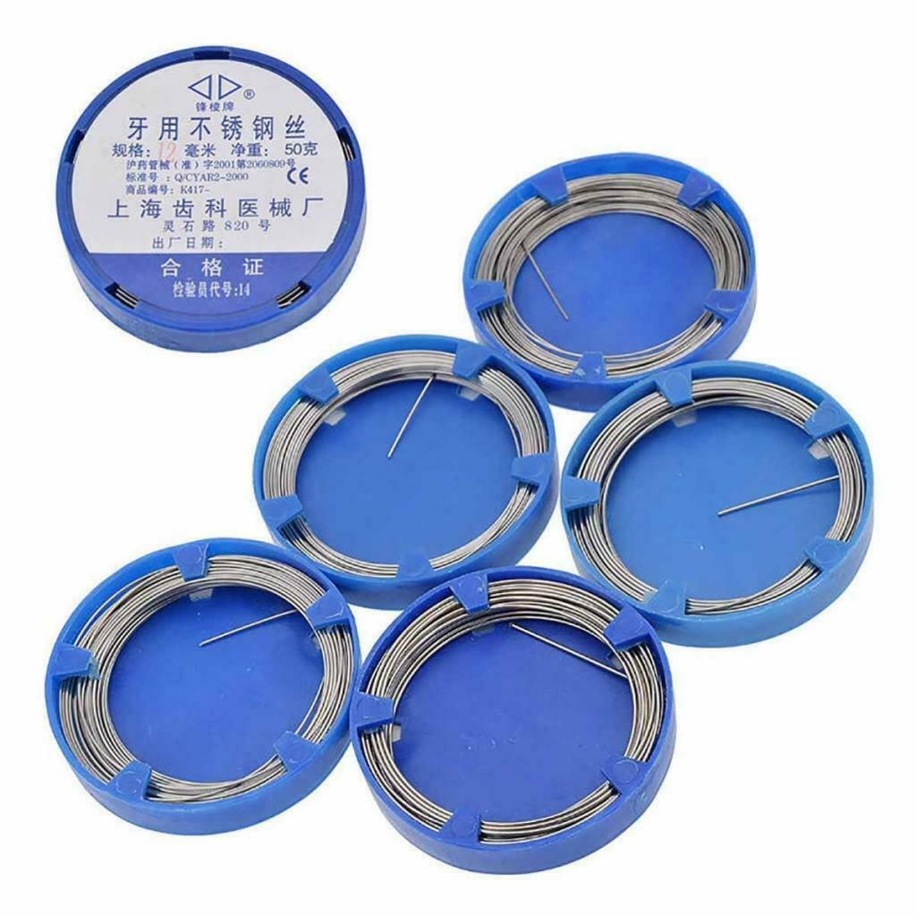 Dental Orthodontic Stainless Steel Wire 0.9mm - 50g Roll For