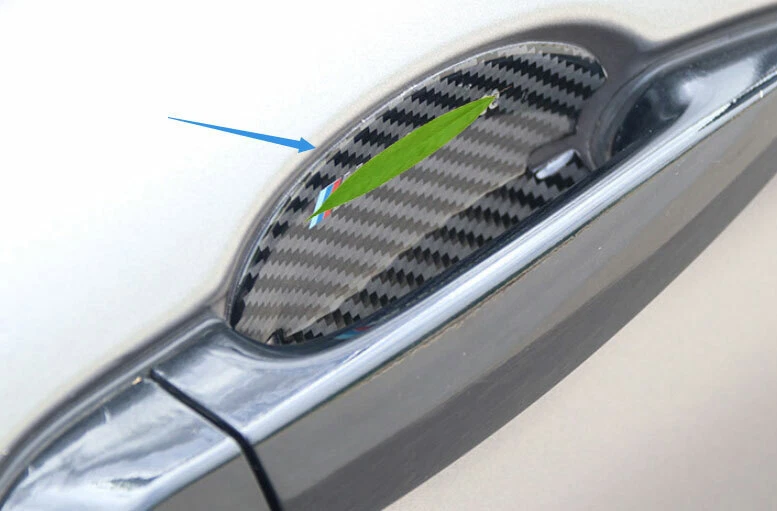 Cubierta de tazón exterior de fibra de carbono real para BMW X5 X6 2008-2013 Foto 3 de 4