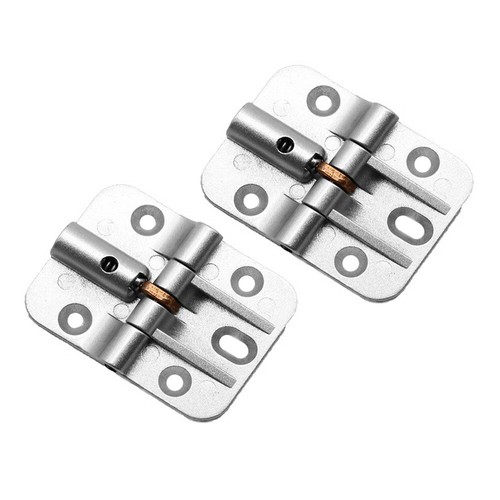 2PCS Hinge Zinc Alloy Silver for Folding Tables Camping Tables 2.36"L x 1.77"W - Picture 2 of 12