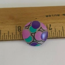 Round Clear Circles Shank Button - 20 mm 4/5" - DILL Buttons    