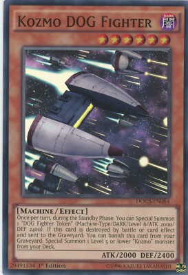 Yugioh Kozmo Dog Fighter DOCS-EN084 Super Rare  NM