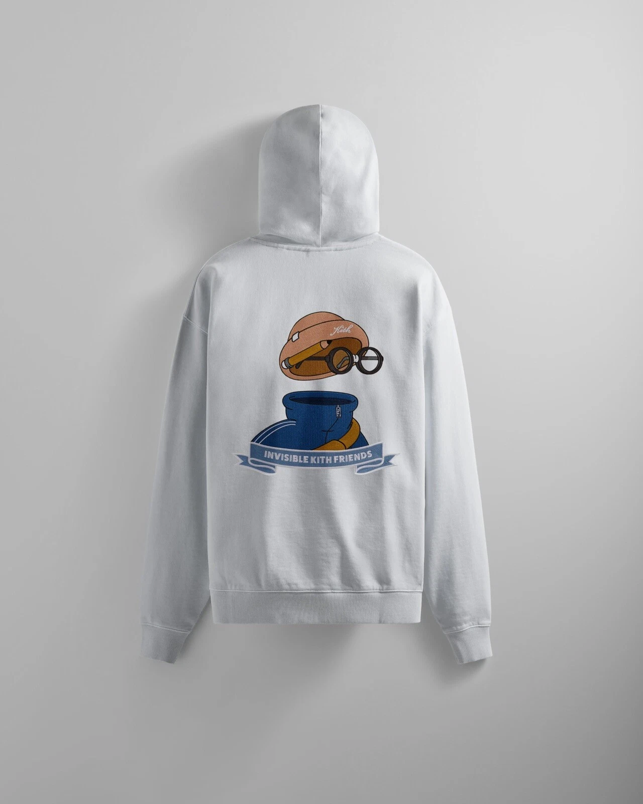 UNDERCOVER Felpa con cappuccio Kith for Invisible Friends bianca taglia small