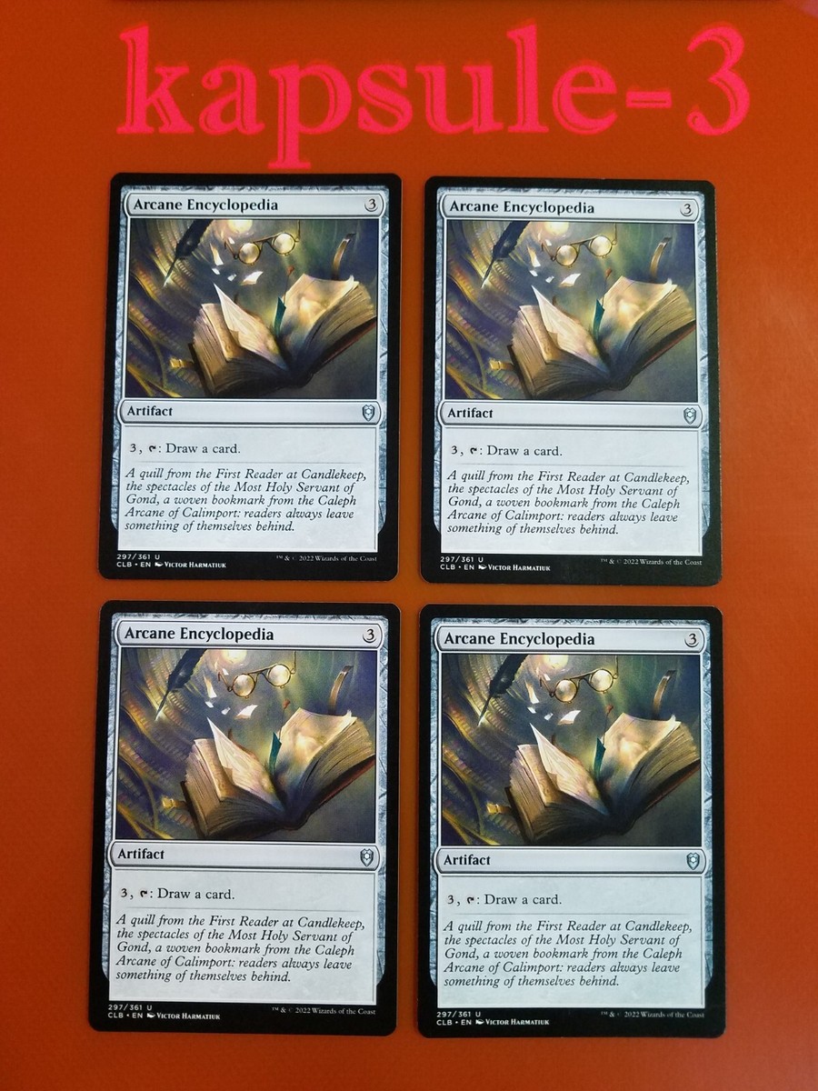 mtg card encyclopedia 4x Arcane | Battle for Baldur's Gate | Magic Cards Halo foil cards Secret Lair Countdown Kit: An