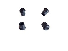 4-Pack 1/2" Durable Rubber Chair Leg Caps, Suitable for Canes, Walking Sticks