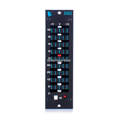 API 560-Discrete 500 Series 10-Band Graphic EQ Module Used