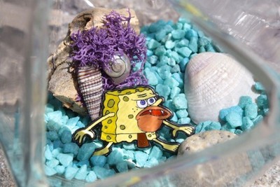 Caveman Spongebob Enamel Pin