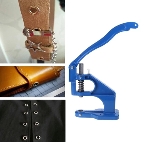 Multifunction Eyelet Machine Hand Press Grommet Rivets Installation Machine Tool - 画像4/8