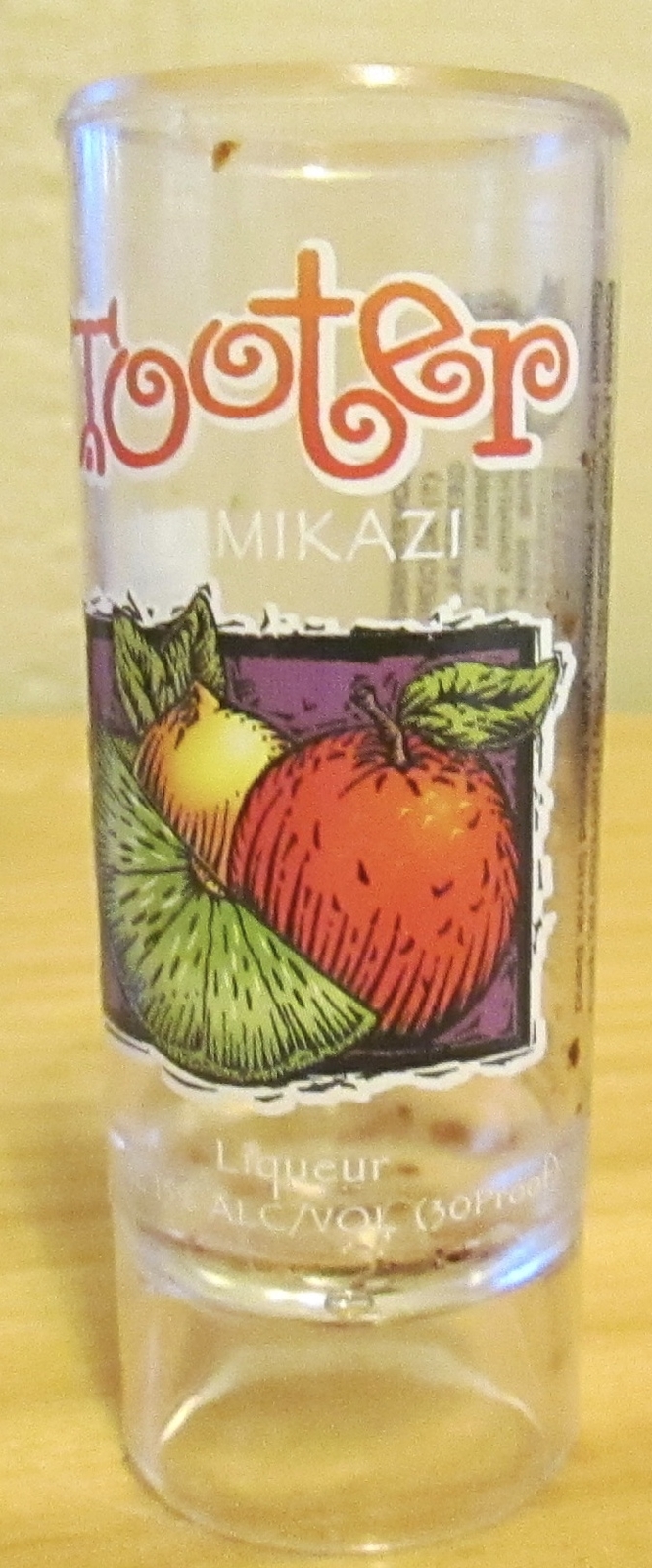 PreOwned Tooter Kamikazi Liqueur Plastic Clear Double Shot Glass eBay