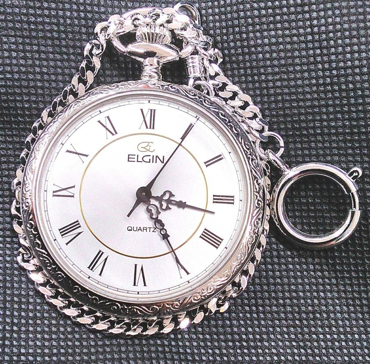 ELGIN Pocket Watch Movement Quartz Pre-owned From Japan UK