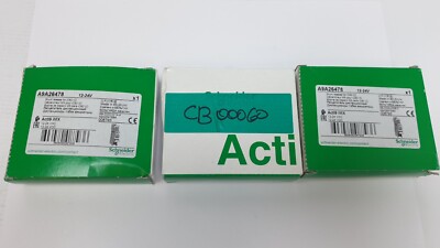 Lot of 3x Schneider Electric Acti9 iMX Shunt Release 12 24V, P/N A9A26478   NEW