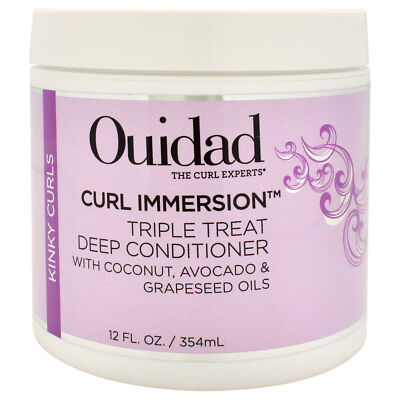 Curl Immersion Triple Treat Deep Conditioner by Ouidad for Unisex - 12 oz