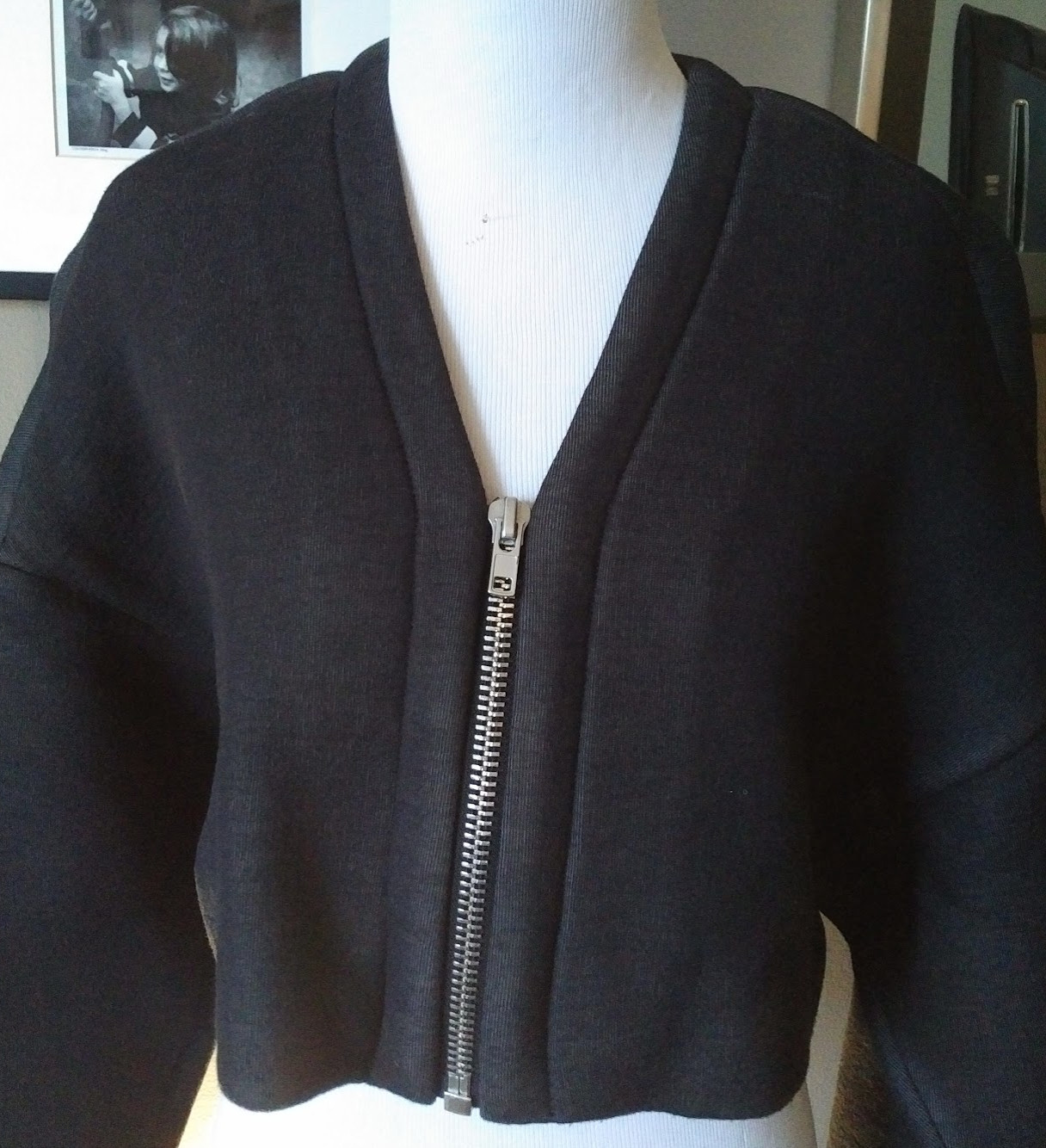 Rare Helmut Lang Charcoal Grey Athleisure Jacket Sample image 9