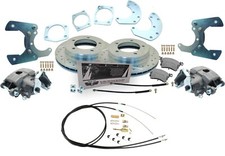 1957-81 F-series Long Bed Ford Truck Rear Disc Brake Kit Drilled Slotted Rotors