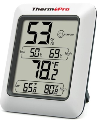 Thermopro TP50 Digitales Thermo-Hygrometer Innen Thermometer Raumthermometer