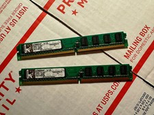 One Kingston KVR533D2N4/1G 533MHz DDR2 Non-ECC PC2-4200 Desktop Memory RAM Stick