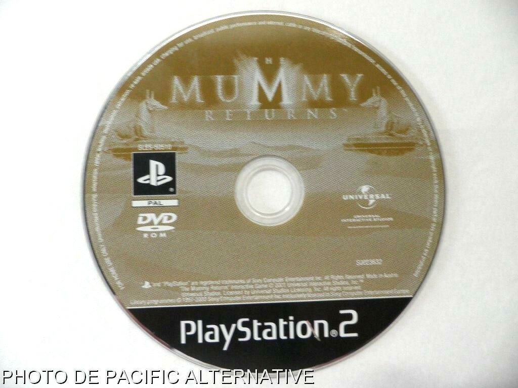 Jeu seul LE RETOUR DE LA MOMIE pour playstation 2 PS2 en loose francais aventure