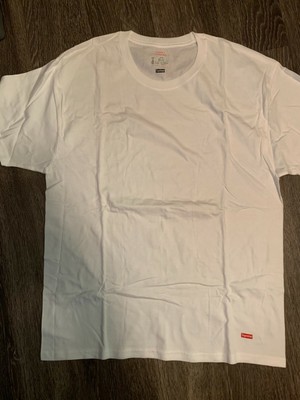 supreme x hanes t-shirts