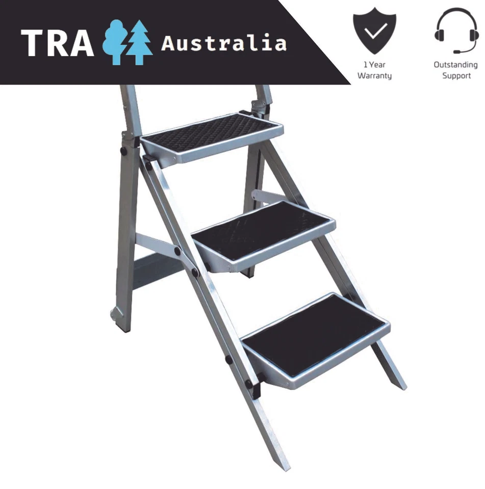Triple Folding Caravan Step Portable RV Ladder Camper Trailer Parts Jayco 