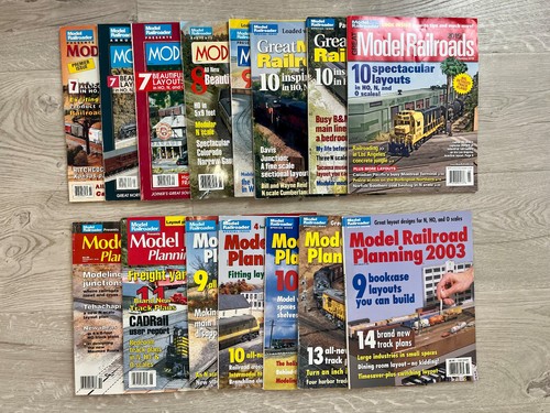 Great Model Railroads / Model Railroad Planning 15 Vol Lot - Set Magazine