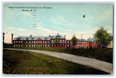 #ad 1911 State Custodial Institution For Women Rome Syracuse New York NY Postcard $17.52