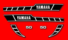 YAMAHA RD 50 - Kit déco Sticker decals - RD50 - 1978 - black