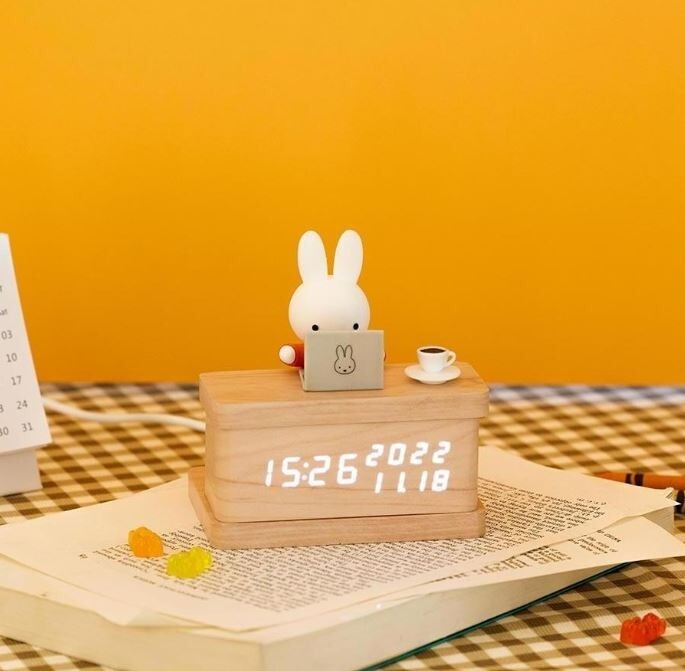 Miffy LED Perennial Calendar Table Clock | eBay