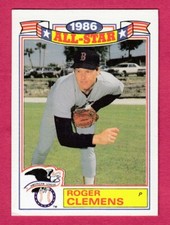 1987 Topps ALL-STAR #21 Roger Clemens -- Boston Red Sox