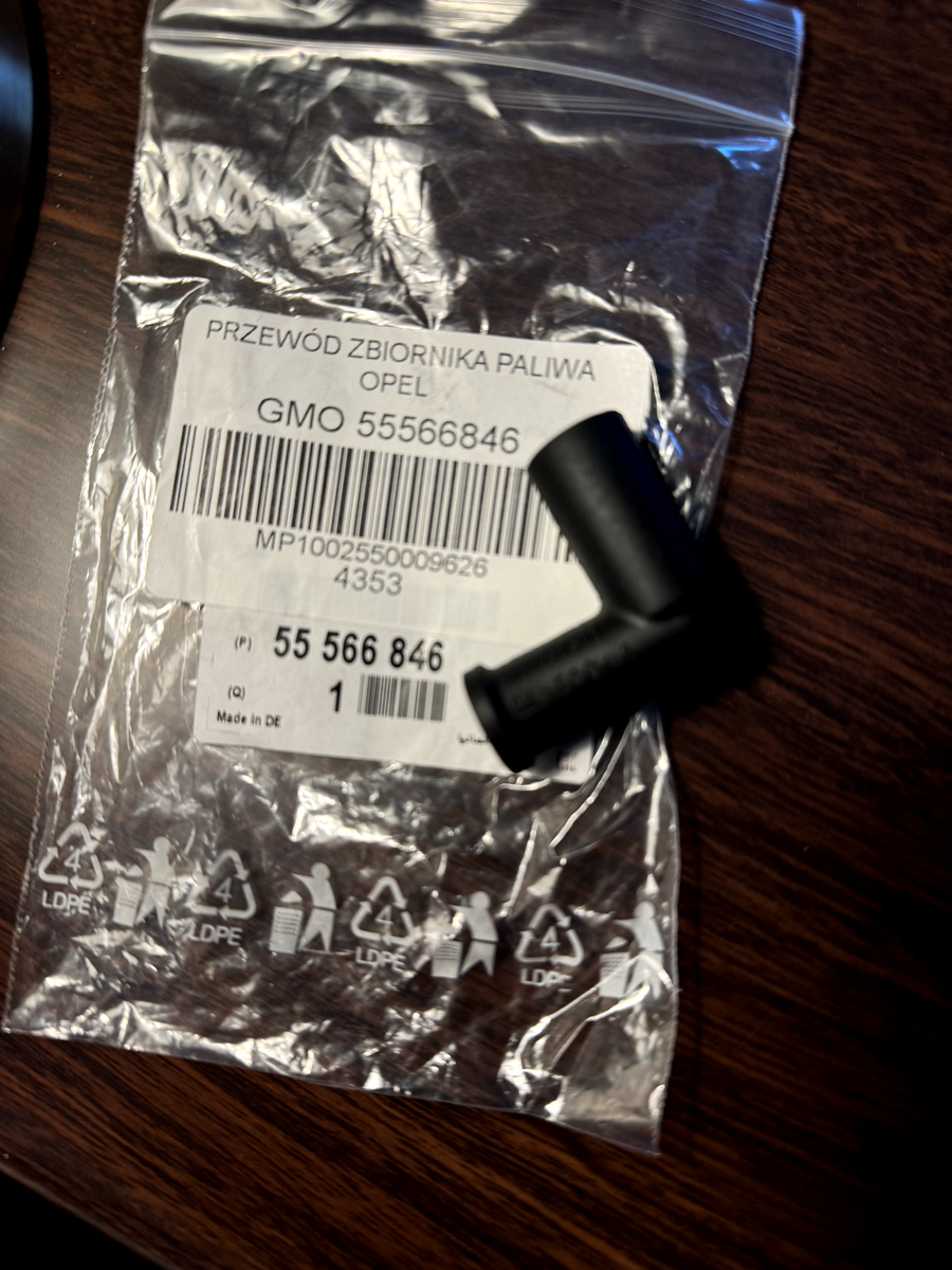 ORIGINAL OPEL 55566846 fuel evaporation valve ADAM ASTRA CORSA D E