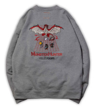 CAPCOM Monster Hunter Trainer vaultroom size M Gray Long Sleeve Collaboration