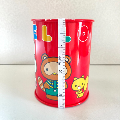 Vintage 1996 Sanrio Hello Kitty Stainless Steel Coin Piggy Bank Box From Japan - Picture 10 of 11