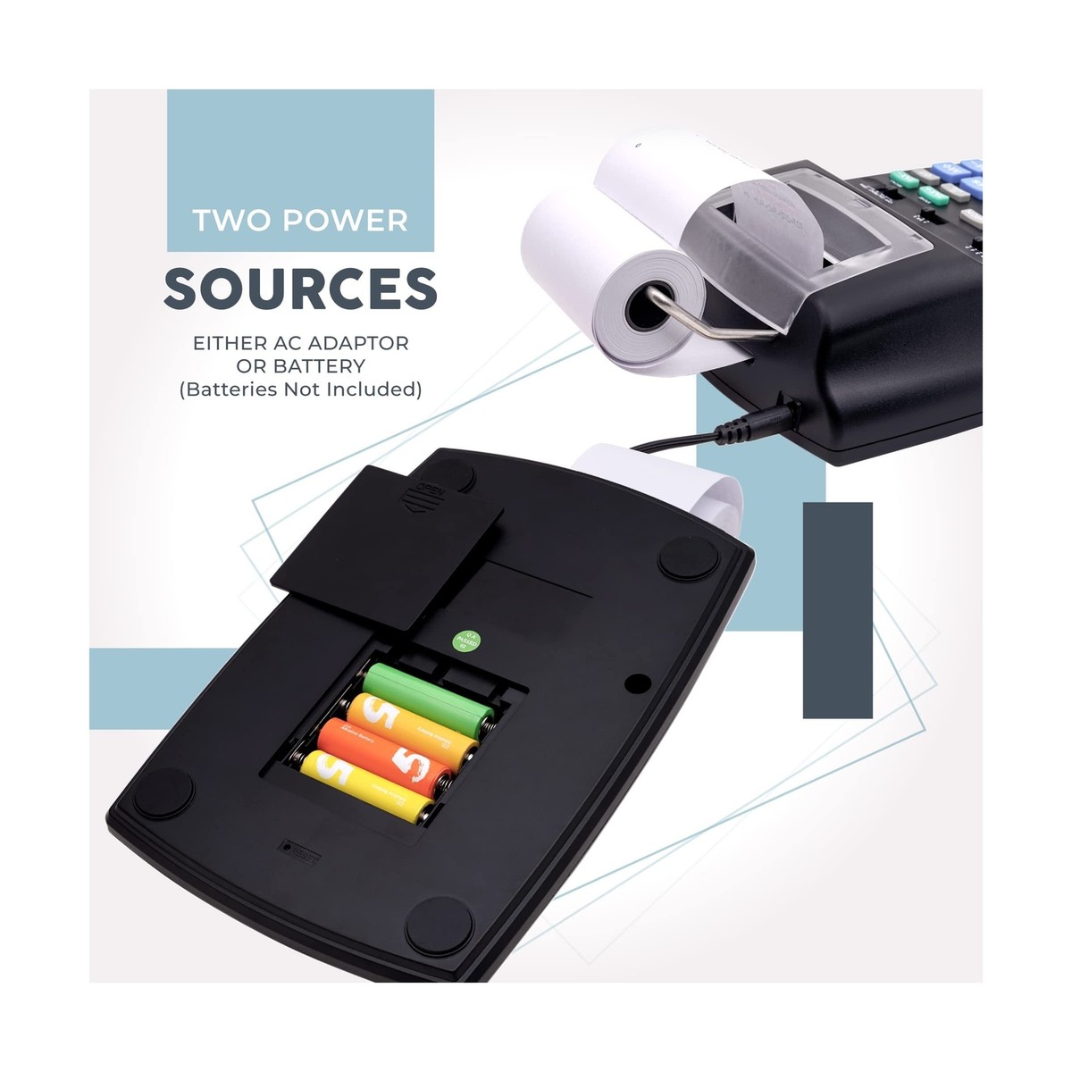 10 Key Calculator CATIGA 2025 Printing Calculator - 10-Key Roll For ...