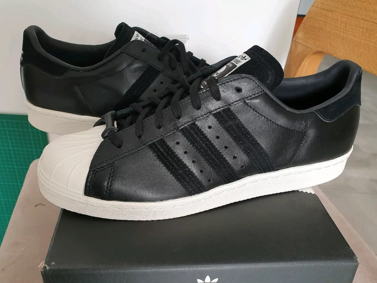 Japan Adidas Superstar 80s Black white 9.5 smith boost | eBay