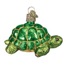 Old World Christmas TORTOISE 12198 Glass Ornament w/OWC Box