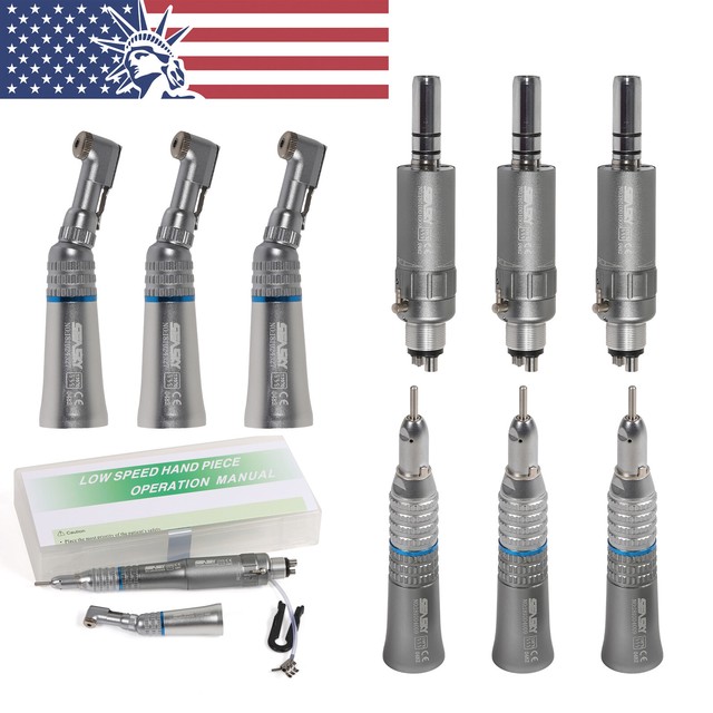 Dental Etype Straight Handpiece Slow Speed Handpiece 2Hole 2.35 BURS