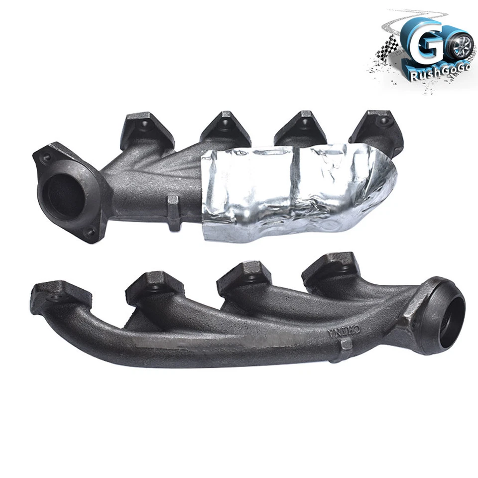 Juego de colectores de escape diestro+derecho para Ford F150 F-150 5,4 L V8 2004 2005 2006 2007-2012 Foto 4 de 4