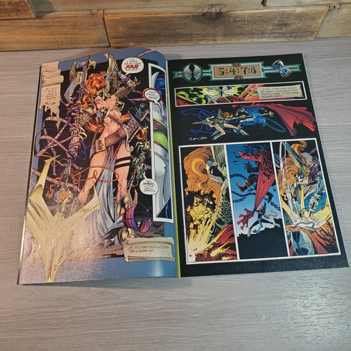 Vtg Spawn #9 Angela 1st App Jim Lee Poster Medieval Spawn Image 1993 McFarlane - Picture 3 of 6