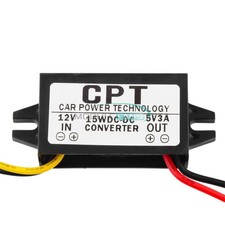 DC-DC Step Down Converter 12V to 5V 3A 15W Regulator Power Supply Without USB