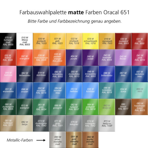 €0,99/m Zierstreifen Auto Folie Boot Glanz/Matt 10m x 3-15mm breit, 120 Farben - Bild 3 von 55