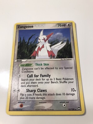 zangoose pokemon card value Zangoose Cards | Dex