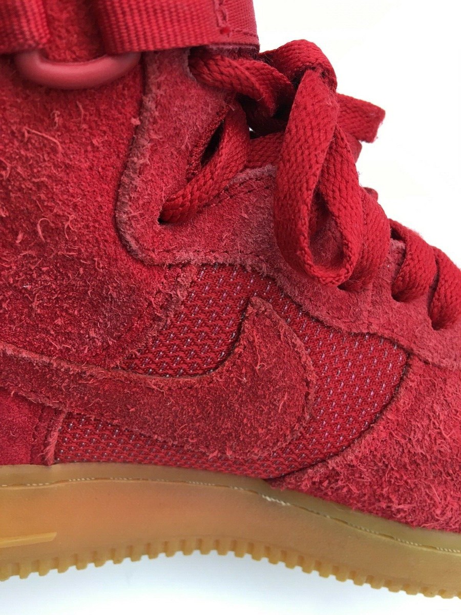 red suede nike
