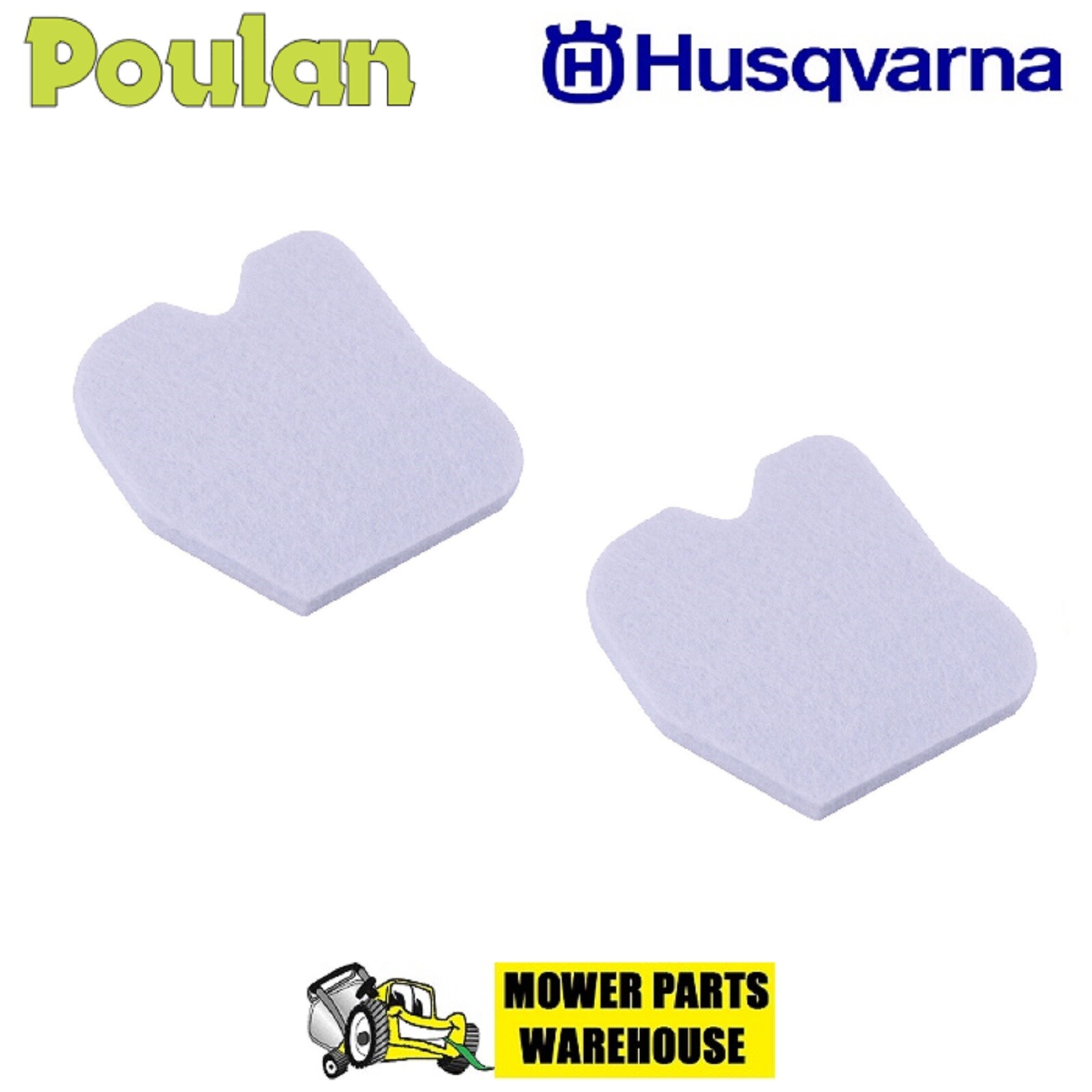 2 Stück Luftfilter Für Husqvarna Poulan Kettensägen 235, 235E, 240, 240E – Ersatzteil Nr. 545061801
