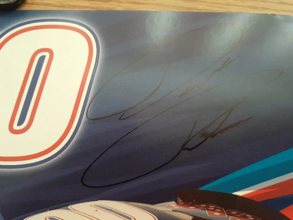 2007 David Reutimann postcard signed - Image 2 of 2