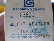 NEW IN BOX GRAPHIC CONTROLS RECORDING CHARTS 23601 NIB (WL40-1)