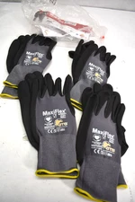 4 Prs MaxiFlex 34-874 Ultimate Micro Foam Nitrile Grip Protective Work Gloves XL