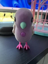 Little Live Pets Light Up/Recording Bird Polly Pearl With Cage